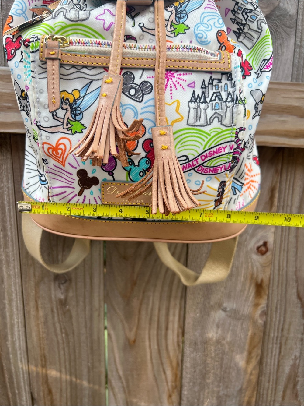 Dooney & Bourke Disney Sketch Drawstring Backpack Small - Picture 6 of 16